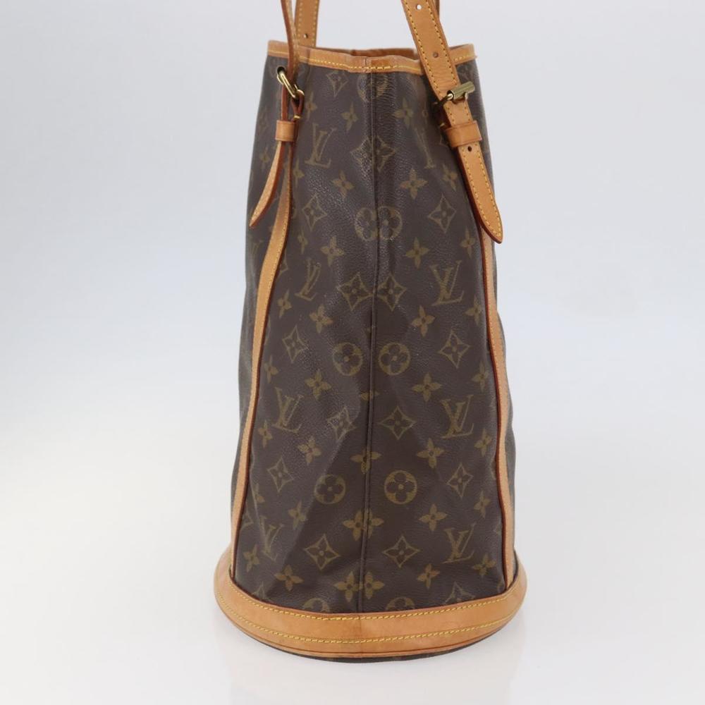 Louis Vuitton Monogram Canvas Brown & Tan Bucket Shoulder Bag - Picture 4 of 16